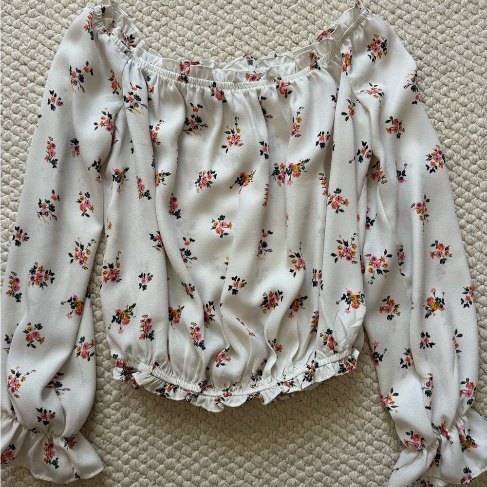 Arizona Women’s Off the Shoulder Blouse/Size XS